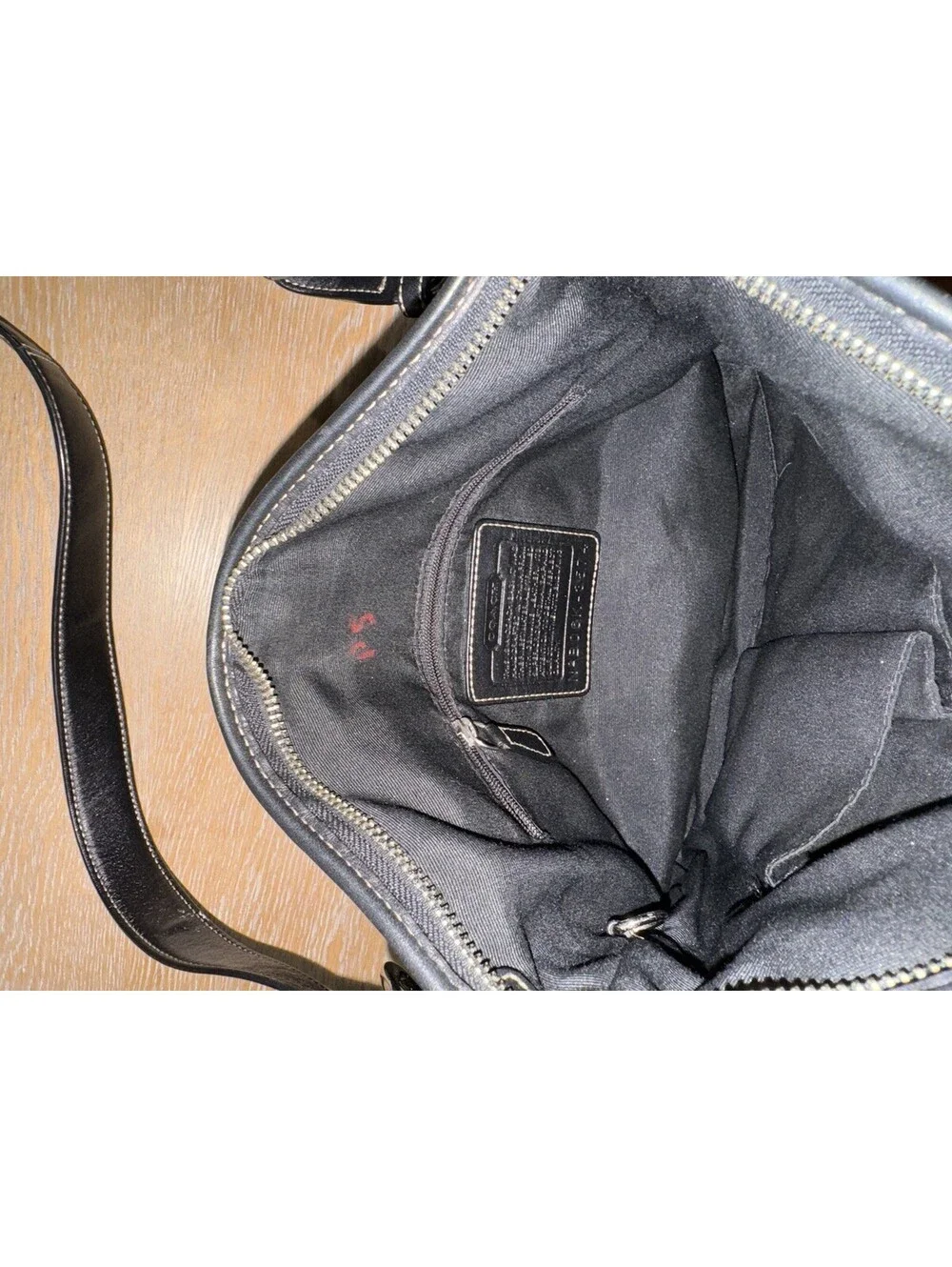 Vintage Coach Soho Signature Canvas Buckle Duffle Bag 3574 Black Jacquard